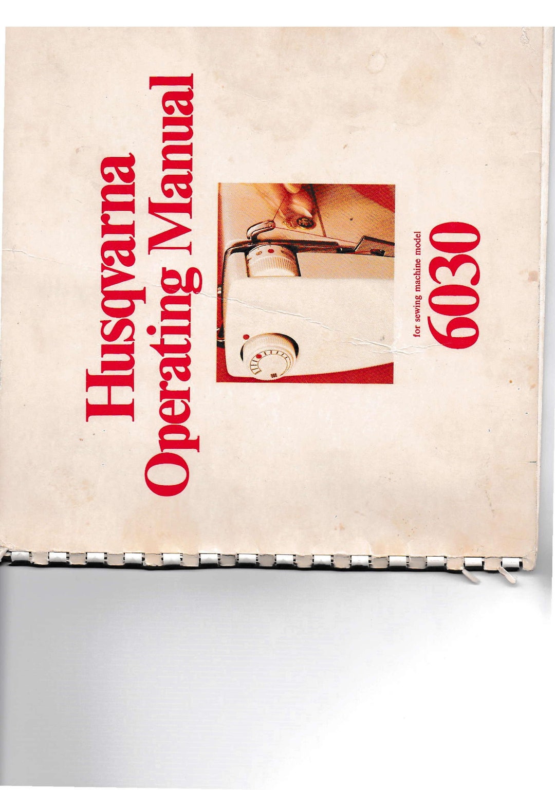 Husqvarna 6030 Sewing Machine Instruction Manual User Manual Complete