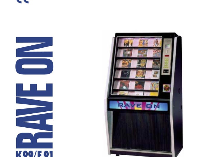 WURLITZER - Rave On - I84-F91 - K9-F91 - Rave On CD-II- Operating Instructions - Service Manual - User Manual - Schematic - Parts List