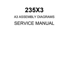 Linkbelt-235x3 - Excavator-Service-Manual - Operation Manual - Schematic - Workshop Manual - English