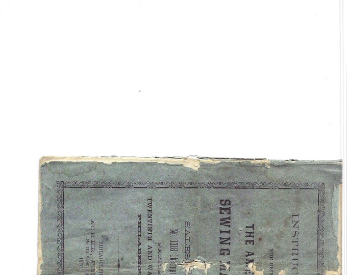 American  Sewing Machine -Service Manual - Instruction Manual -  Wiring Diagram - Schematic - Operation Manual - Parts List