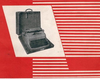 Consul 1511 Typewriter Instruction Manual - User Guide (Digital PDF Download)