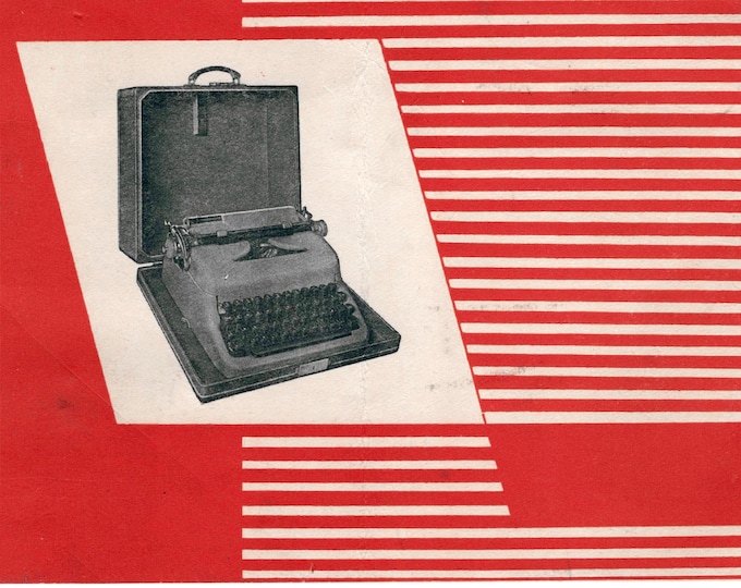Consul 1511 Typewriter Instruction Manual - User Manual - Complete User Guide