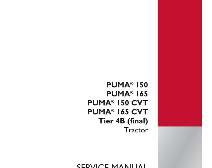 Case Puma 150 Puma 165 Puma 150 CVT Puma 165 CVT Tier 4B -Electrical systems - 55 -FAULT Codes - Dtc-Repair Manual-(Pdf Download)