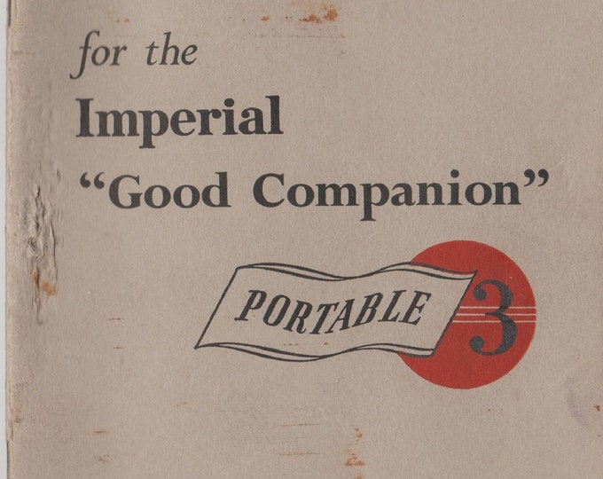 Imperial Good Companion-3 Typewriter Instruction Manual - User Manual - Complete User Guide