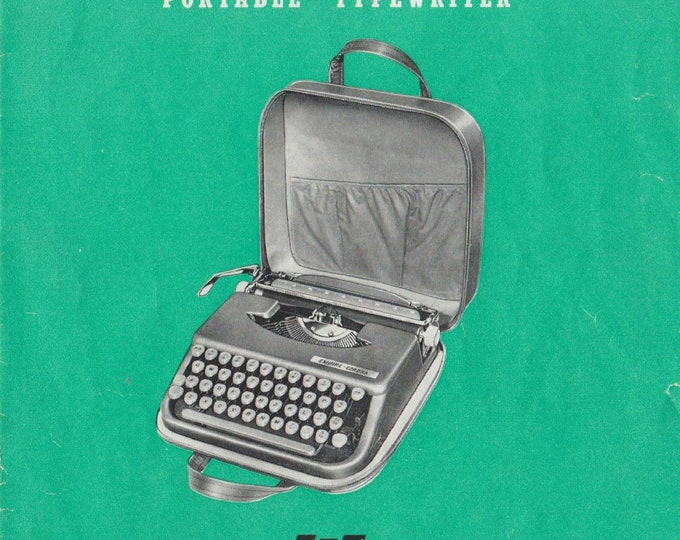 Smith Corona Empire Typewriter Instruction Manual - User Manual - Complete User Guide