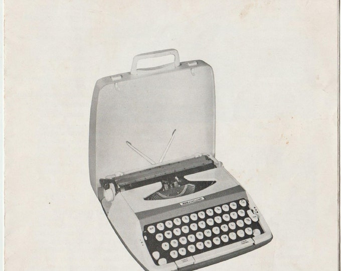 Smith Corona Capri Typewriter Instruction Manual - User Manual - Complete User Guide