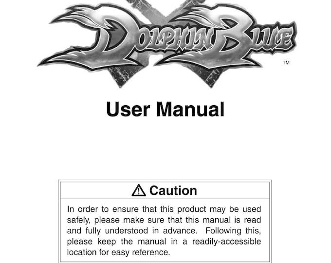 SAMMY - DOLPHIN BLUE - Service Manual - Parts Manual - Owner manual -  Pdf Download