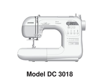 Janome DC 3018 Sewing Machine Instruction Manual (PDF)