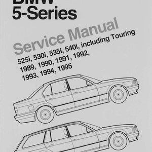 BMW 5 Series E34 525i-530i-535i-540i Sedan - Touring 1989-1995 Service Manual - Workshop Manual - English