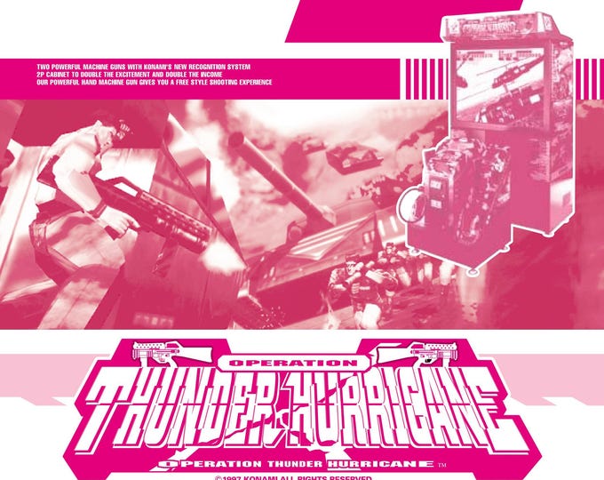 KONAMI - Operation Thunder Hurricane - Operation manual - Service Manual - Parts Manual - Owner manual -  Pdf Download
