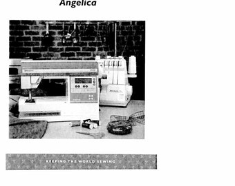 Husqvarna Viking  Angelica Sewing Machine Instruction Manual - User Manual - Complete User Guide - English