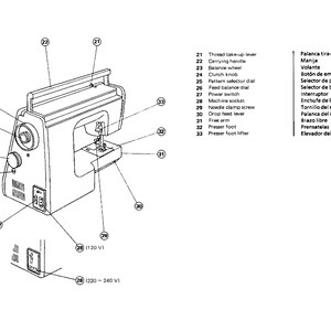 Janome MW3018 - ML3023 Sewing Machine Instruction Manual - User Manual ...