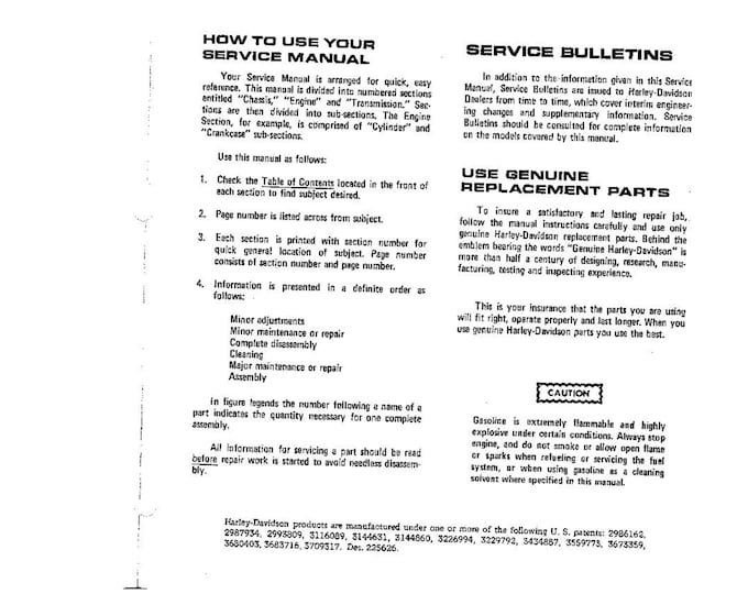 Harley davidson Sprint C H SS  Aermacchi TV 350 - Service Manual  - Service Manual - Parts Manual - Owner manual -  Pdf Download