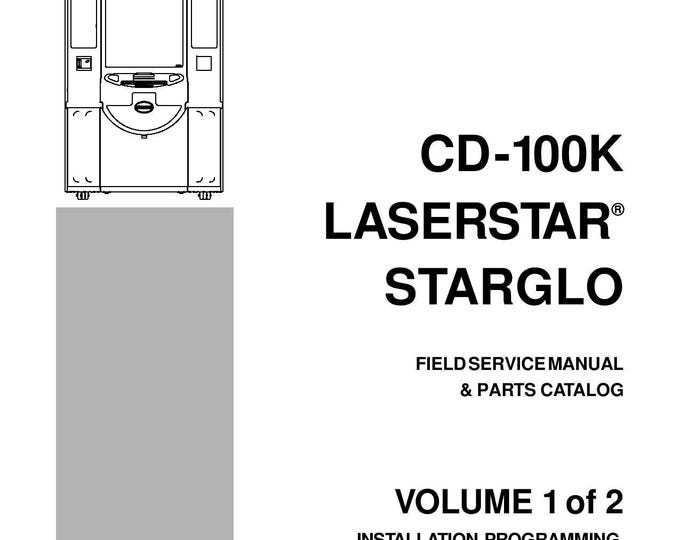 ROWE - CD-100K - STARGLO - volume 1 - Service Manual - User Manual - Parts List - English