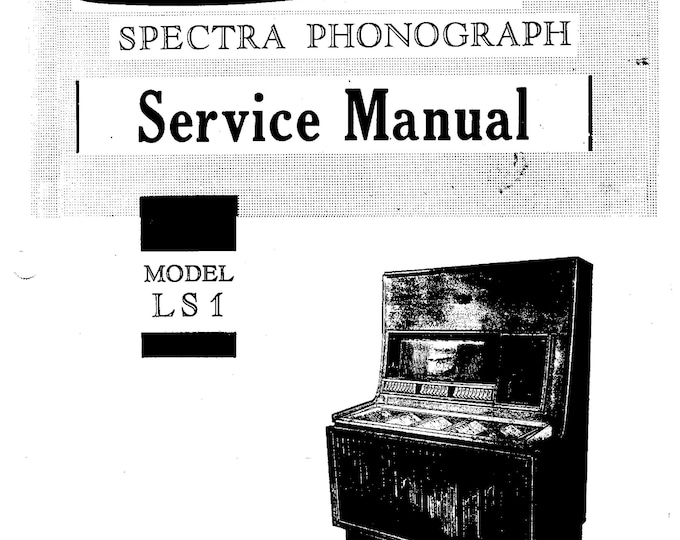 Seeburg LS1 Service Manual: Operating Instructions, Wiring Diagram