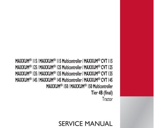 Case MAXXUM 115 -  Multicontroller - CVT 115 MAXXUM 125 - Cvt 125 Maxxum 135 Cvt 135 Maxxum 145 - Cvt 145 Maxxum 150 -Tier 4B (Pdf Download)