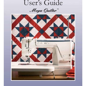 Husqvarna Viking Mega Quilter Sewing Machine Instruction Manual - User Manual - Complete User Guide - English