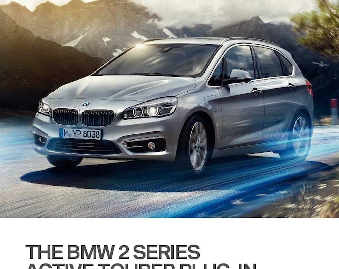 BMW 2 Series Active Tourer Plug-In Hybrid F45 2017- Owners Manual - English