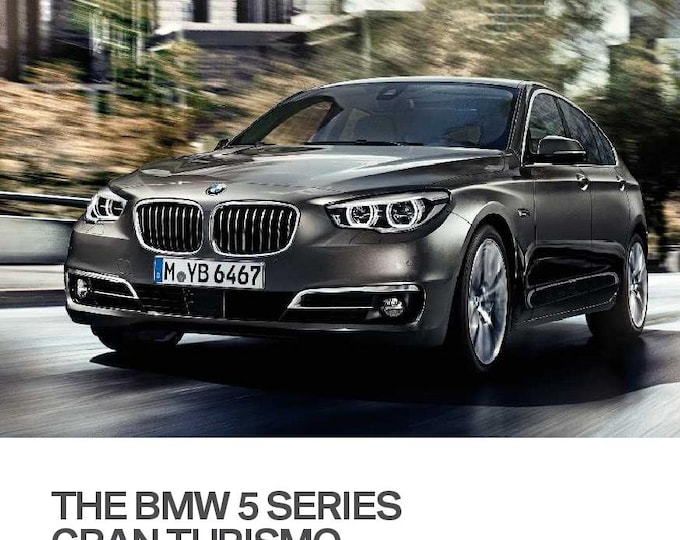 BMW 5 Series Gran Turismo F07 2015 Owners Manual - English