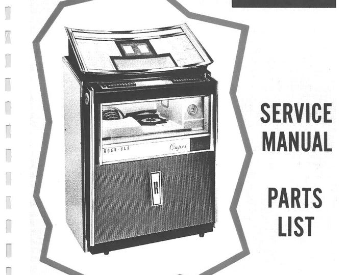 Rock-Ola - 404 - Phonograph - Instruction Manual - Installation Manual - Parts List - Service Manual- English