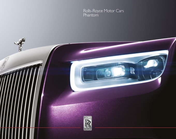 Rolls Royce Motor Cars Collection of 71 Sales Brochures Bundle 1975-2021 English