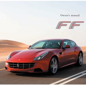 Ferrari FF 2011-2016 Owners Manual - Instructions - English
