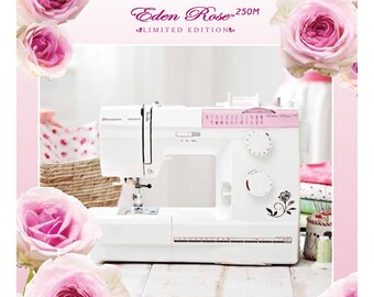 Husqvarna Viking Eden Rose 250M Sewing Machine Instruction Manual - User Manual - Complete User Guide - English