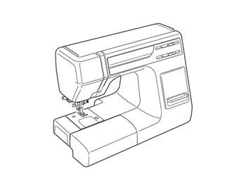 Janome HD3000 Sewing Machine Instruction Manual (PDF Download)