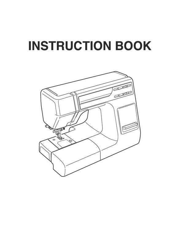 Janome HD3000 Sewing Machine Instruction Manual User Manual Complete User  Guide English 
