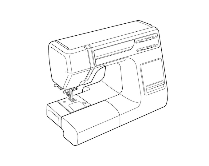 Janome HD3000 Sewing Machine Instruction Manual - User Manual - Complete User Guide - English
