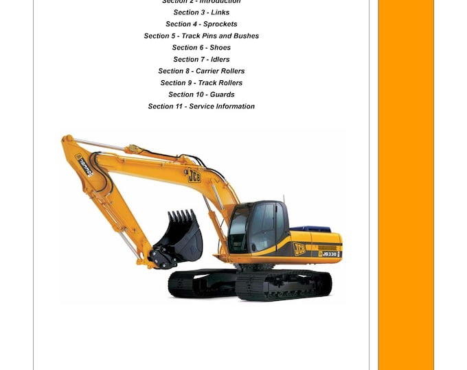 JCB JS Machines 9803/3010-4 Service Manual (PDF Download)