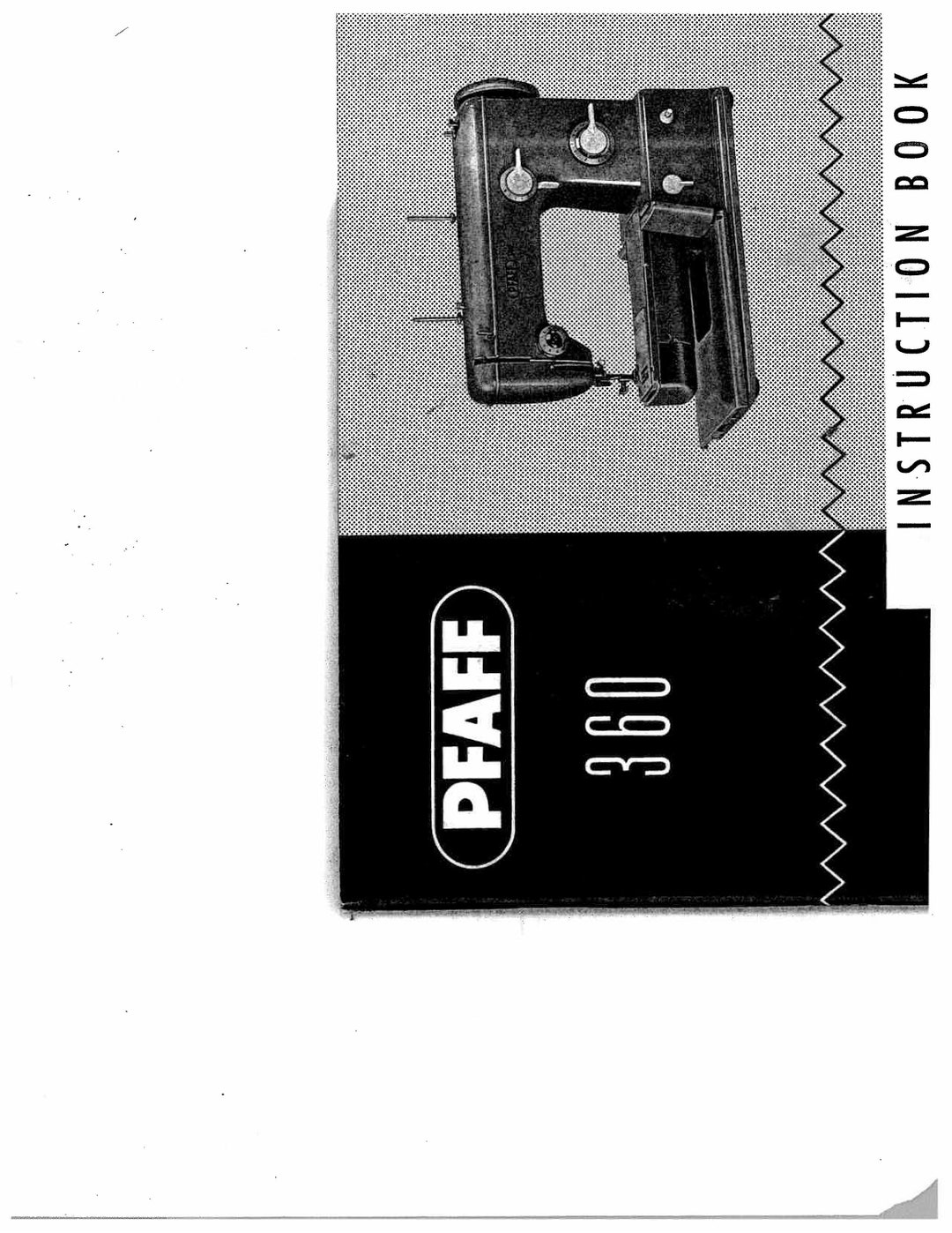 360 Machine Pdf Pfaff 360 Sewing Machine Instruction Manual - English - Etsy