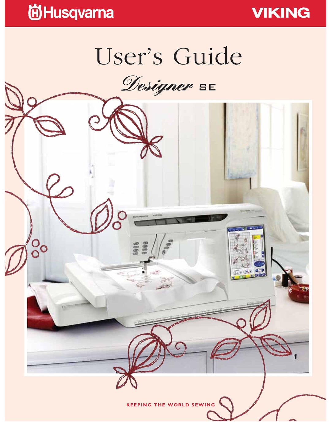 Husqvarna Viking Designer SE Sewing Machine Instruction Manual User