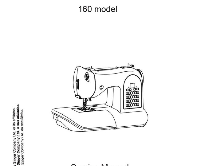 Singer-160-Service-Manual- Repair Manual - English