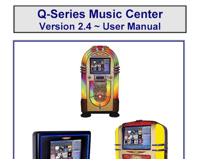 Rock-Ola - Q Series 2.4 - 2.49 - Service Manual - Instruction Manual -  Wiring Diagram - Schematic - Operation Manual - Parts List