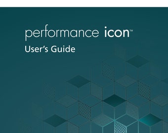 Pfaff Performance Icon Sewing Machine User Manual (English)