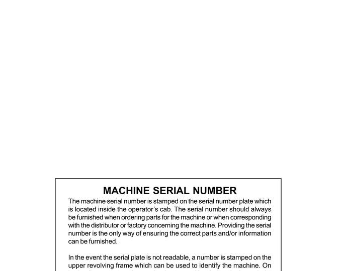 Linkbelt - Excavator 130 LX - Shop Manual - Workshop Manual - Service Manual - English