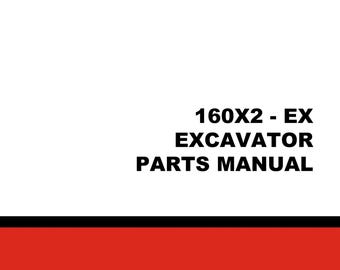 Linkbelt  160 X2 Part Manuals  - Operation Manual - Workshop Manual  (PDF Download)