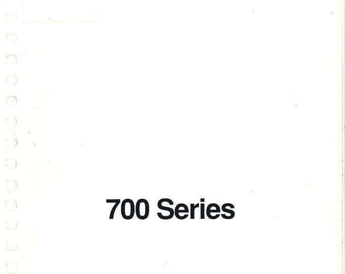 JCB 700 Series 9803-5000 - Workshop Manual - Service Manual - Parts Manual - Owners Manual (PDF Download)