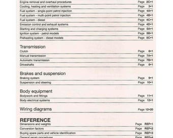 Volkswagen Polo mk3 6n Service Manual (1994-1999) – Repair, Parts, Owner (PDF Download)