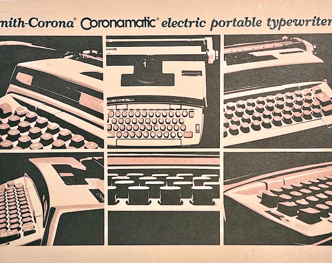 Smith Corona Coronamatic  Typewriter Instruction Manual - User Manual - Complete User Guide