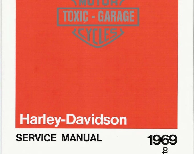 Harley Davidson-Sportster XL 1959-1969 - Service Manual - Parts Manual - Owner manual - Pdf Download