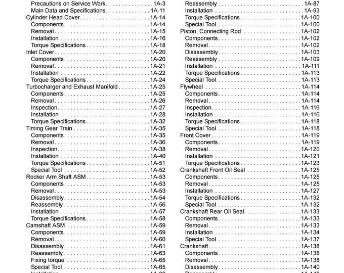 ENGINE  - ENGINE MECHANICAL (4HK1, 6HK1)  - Workshop Manual - Service Manual - Parts Manual - Owners Manual (pdf Download)
