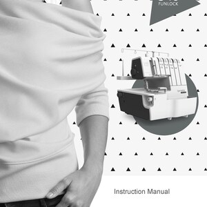 Bernette B48 FUNLOCK Sewing Machine Instruction Manual - User Manual - Complete User Guide - English