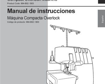 Brother 1034DX Sewing Machine Instruction Manual - User Guide