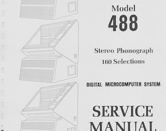 Rock-Ola 488 Service Manual: Wiring Diagram & Parts List