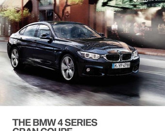BMW 4 Series Gran Coupe F36 2014 Owners Manual - English