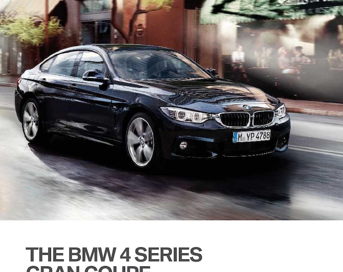 BMW 4 Series Gran Coupe F36 2014 Owners Manual - English