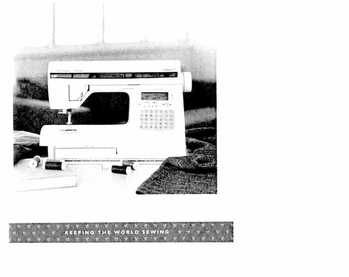 Husqvarna  Viking Platinum 750 - Sewing Machine Instruction Manual - User Manual - Complete User Guide - English