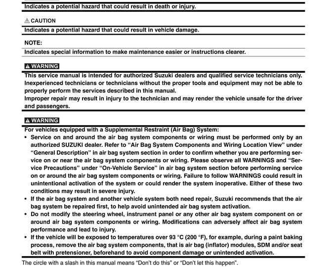 Suzuki RS416 Swift -Service Manual - Parts Manual - Owner manual - Pdf Download
